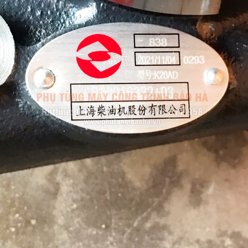 Bơm nước Shangchai D6114 D9 D4114 chính hãng