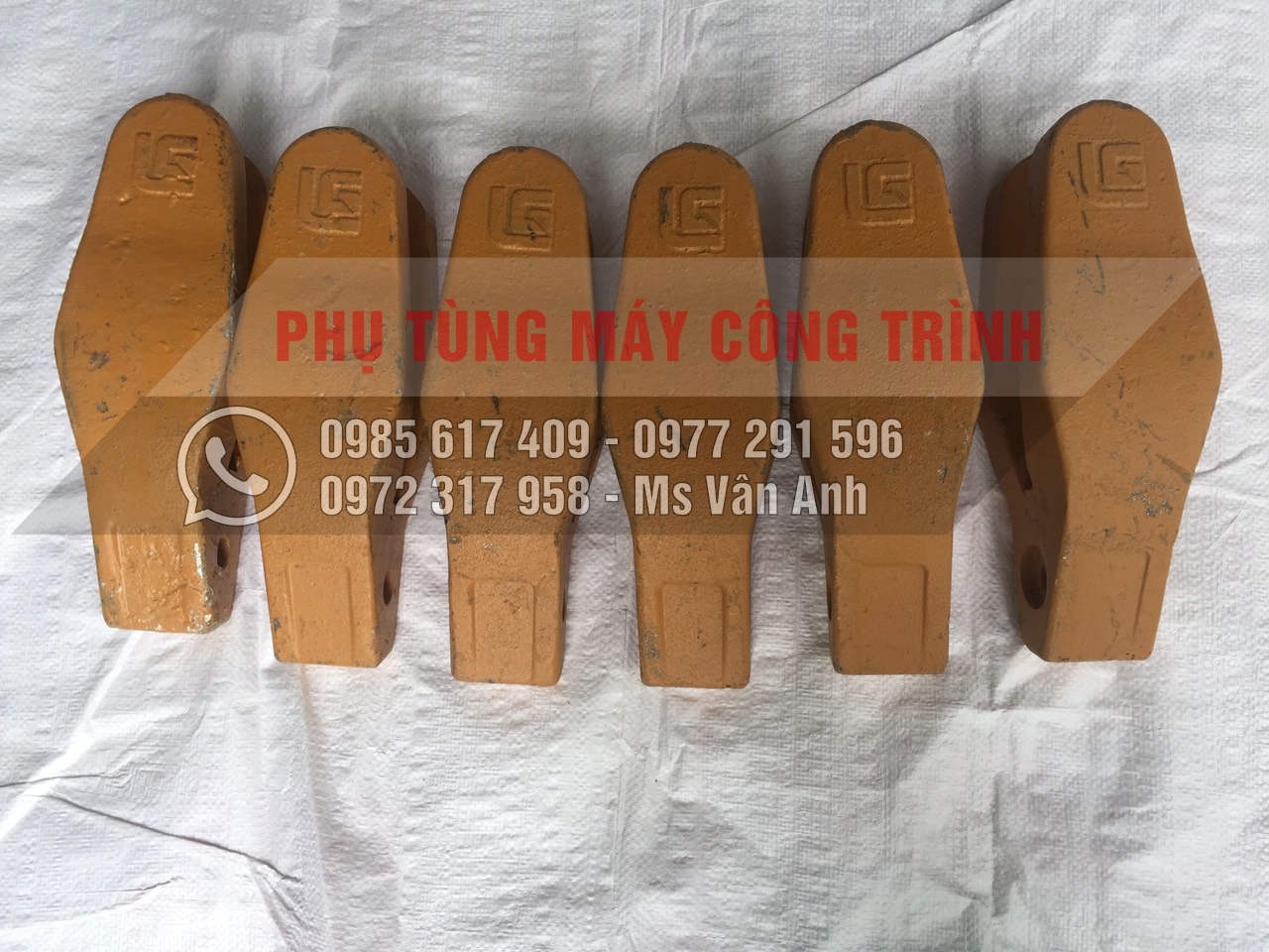 Răng gầu Liugong  hàng chất lượng cao- giá rẻ nhất Vịnh Bắc Bộ