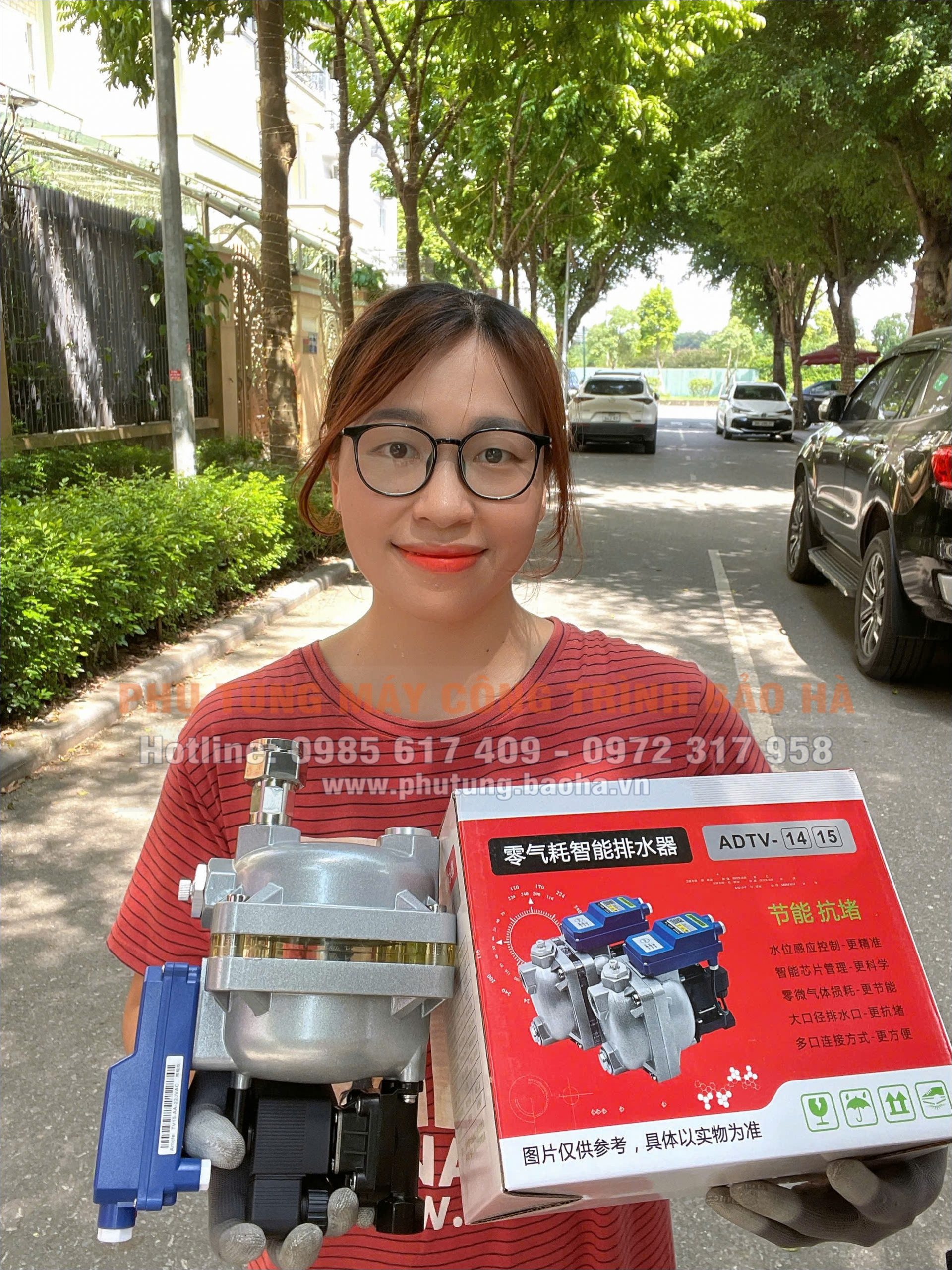 Van xả nước tự động máy nén khí ADTV-15 – Xả nước ngưng hiệu quả, vận hành ổn định